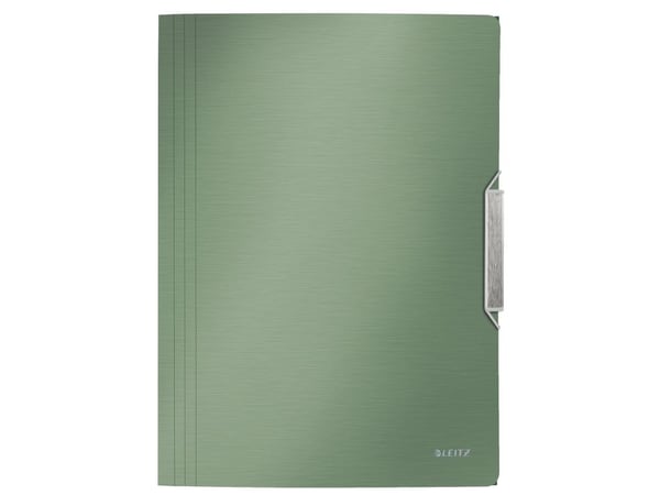 Leitz Läppäkansio Style PP A4, A4, Polypropeeni (PP), Vihreä, 150 arkkia, 80 g/m², Kuminauha