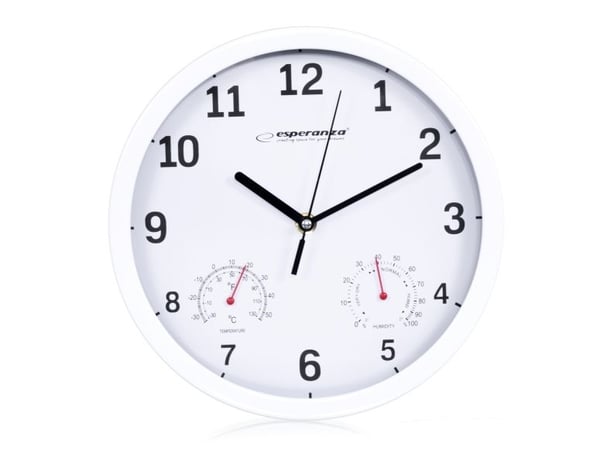 Esperanza LYON - Klokke - kvarts - veggmonterbar - 25 cm