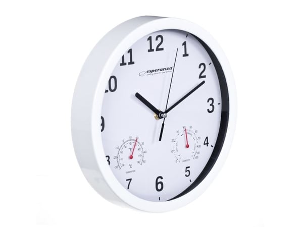 Esperanza LYON - Klokke - kvarts - veggmonterbar - 25 cm