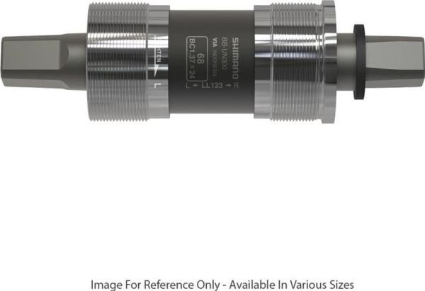 Shimano Innenlager BB-UN300 4-kant BSA, Bunnbrakett, Grå