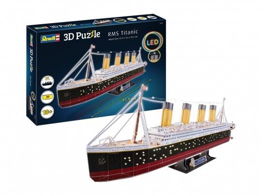3D Puzzle Revell RV 3D Puzzle RMS Titanic - LED Edition 00154