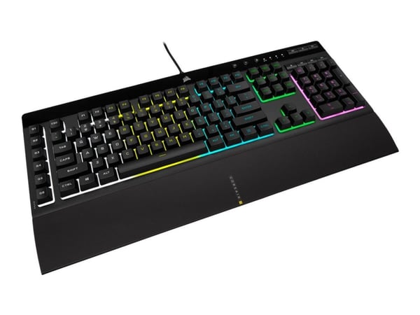 CORSAIR Gaming K55 RGB PRO - Tastatur - bakgrunnsbelyst - USB - US International - svart
