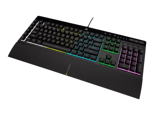 CORSAIR Gaming K55 RGB PRO - Tastatur - bakgrunnsbelyst - USB - US International - svart