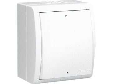 Contact-Simon 2-napainen kytkin AQUARIUS IP54 valkoinen