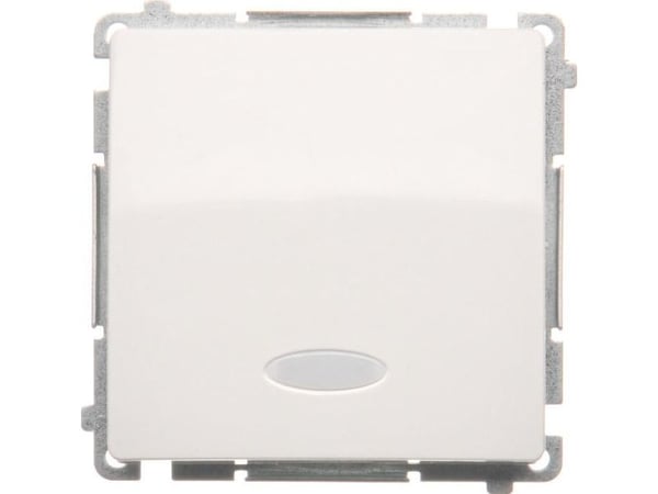 Kontakt-Simon BMW1L.01/11, Muovi, Valkoinen, IP20, IP44, 250 V, 10 A, 75 mm