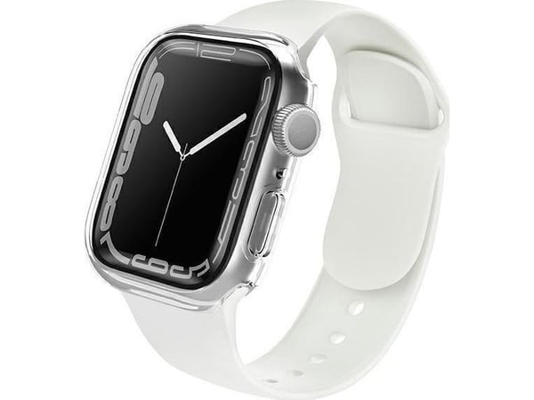 Uniq etui til Apple Watch Series 7 45 mm, gjennomsiktig/clear Uniq etui til Apple Watch Series 7 45 mm, gjennomsiktig/clear