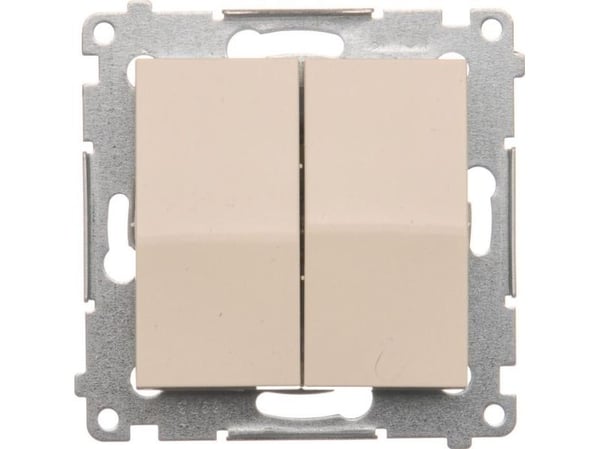 Kontakt-Simon DW5.01/41, Muovi, Valkoinen, IP20, IP44, 250 V, 10 A, 75 mm