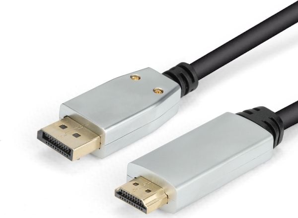 Kaapeli Montis DisplayPort - HDMI 1.8m czarny (MT040)