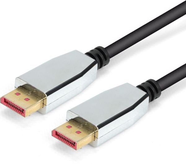 Montis Kabel DisplayPort v1.4 MT038-3, 3 m, DisplayPort, DisplayPort, Hankjønn, Hankjønn, Sort, Sølv