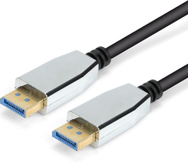 Montis Kabel DisplayPort v2.0 MT039-1.8m, 1,8 m, DisplayPort, DisplayPort, Hankjønn, Hankjønn, Sort, Sølv