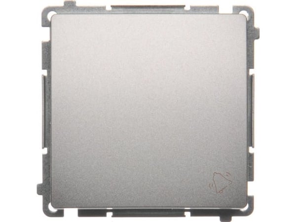 Kontakt-Simon BMD1.01/43, Painikekytkin, Muovi, Hopea, IP20, IP44, 250 V, 10 A