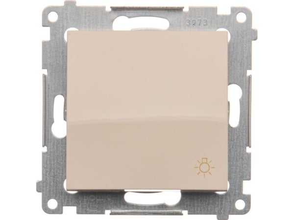 Kontakt-Simon DS1.01/41, Painikekytkin, Muovi, Valkoinen, IP20, IP44, 250 V, 10 A