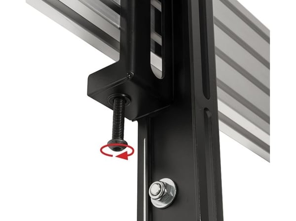 B-Tech BT8390-VESA400MAF, Monteringsarm, Svart, 70 kg, Skinne, 177,8 cm (70"), 99,1 cm (39")