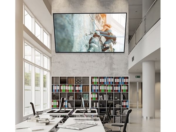 B-Tech BT9910/B, 2,54 m (100"), 200 x 1000 mm, 1000 x 600 mm, 0 - 15°, Terästä, Musta
