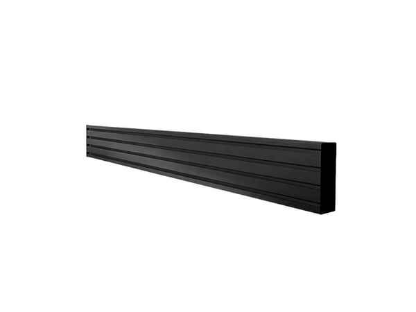 B-TECH BT8390 - Monteringskomponent (horizontal mounting rail) - for flatpanel / AV-utstyr - aluminium - svart - veggmonterbar, stangmontering, søy...