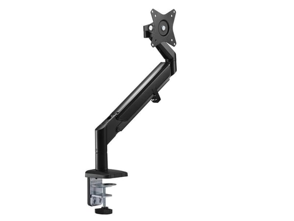 Svart Ergo Office Monitor Skrivebordsfeste, gassfjær, 17"-32", 9 kg, ER-405B