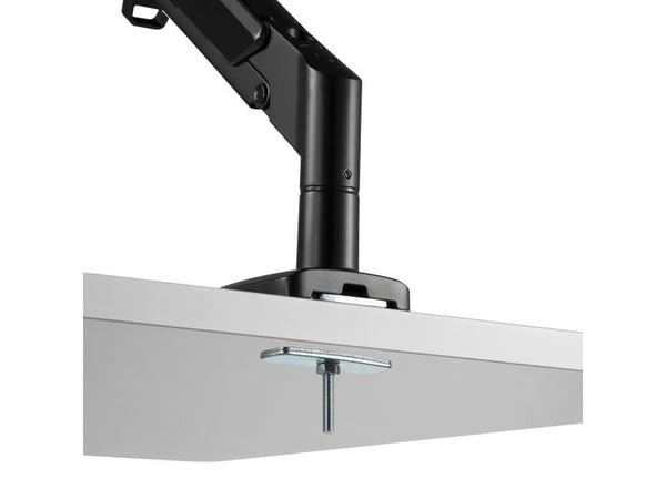 Svart Ergo Office Monitor Skrivebordsfeste, gassfjær, 17"-32", 9 kg, ER-405B