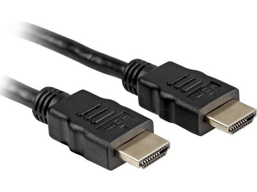 Sharkoon - HDMI-kabel med Ethernet - HDMI hann til HDMI hann - 10 m - svart
