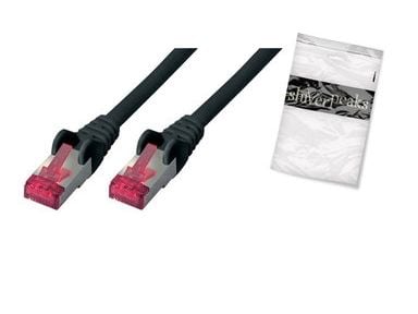 shiverpeaks BS75711-A0.25S, 0,25 m, Cat6a, S/FTP (S-STP), RJ-45, RJ-45, Svart