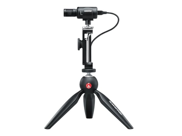 Shure Motiv MV88+ - Video Kit mikrofon - USB, Apple Lightning - svart
