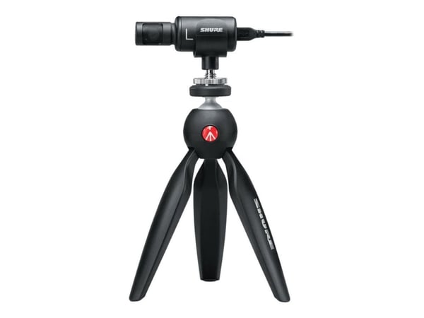Shure Motiv MV88+ - Video Kit mikrofon - USB, Apple Lightning - svart
