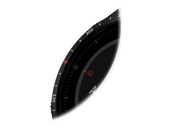 Polar Grit X Pro sportklocka 1,2" MIP GPS, svart DLC M/L