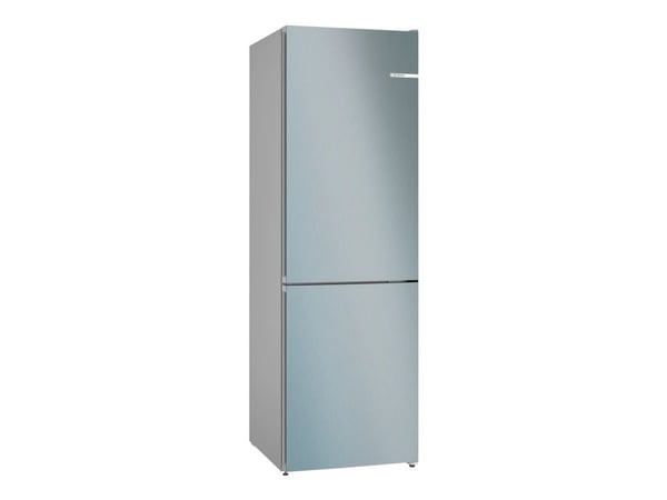 Bosch Serie | 4 KGN362LDF - Kjøleskap/fryser - bunnfryser - bredde: 60 cm - dybde: 66.5 cm - høyde: 186 cm - 321 liter - Klasse D - rustfritt stål-...