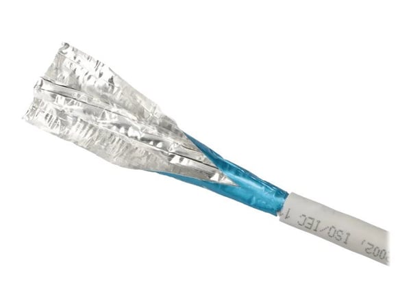 Extralink V2 - Bulkkabel - F/FTP - CAT 6a - halogenfri, inomhus - grå