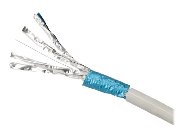 Extralink V2 - Bulkkabel - F/FTP - CAT 6a - halogenfri, inomhus - grå