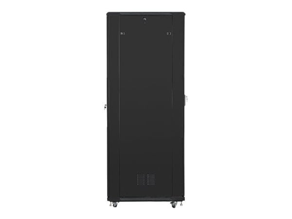 Lanberg - Rack skap - med 4 kjølevifter - 230 V - svart, RAL 9004 - 47U - 19"