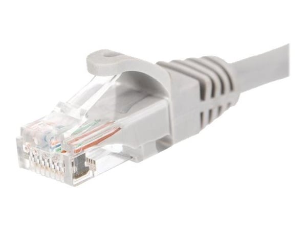 Netrack - Patchkabel - RJ-45 (han) til RJ-45 (han) - 10 m - UTP - CAT 5e - booted, knastfri - grå