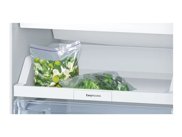 Bosch Serie | 2 KGN36NLEA - Kjøleskap/fryser - bunnfryser - bredde: 60 cm - dybde: 66 cm - høyde: 186 cm - 305 liter - Klasse E - inox