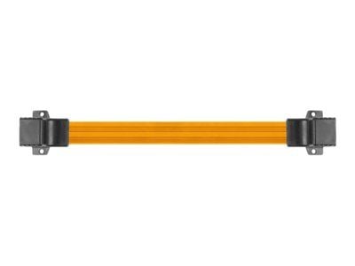 Lanberg - Nettverkkopler - RJ-45 (hunn) til RJ-45 (hunn) - CAT 5e - svart, oransje