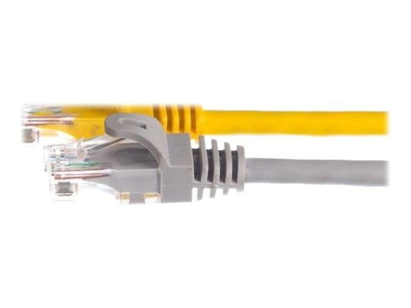Netrack - Patchkabel - RJ-45 (han) til RJ-45 (han) - 10 m - UTP - CAT 5e - booted, knastfri - grå