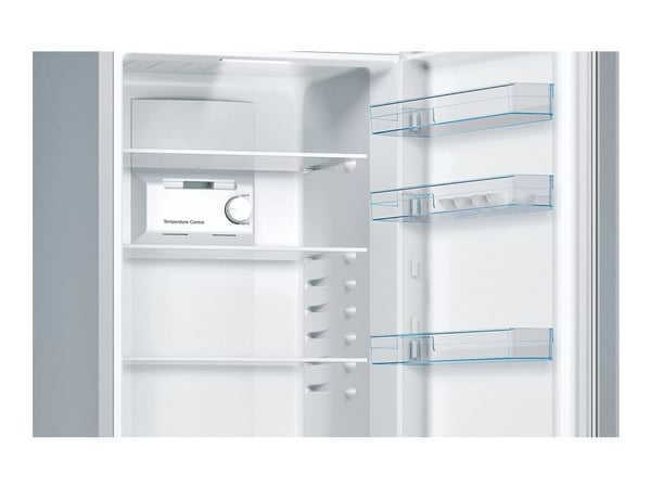 Bosch Serie | 2 KGN36NLEA - Kjøleskap/fryser - bunnfryser - bredde: 60 cm - dybde: 66 cm - høyde: 186 cm - 305 liter - Klasse E - inox