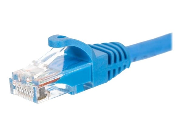 Netrack - Patch-kabel - RJ-45 (hane) till RJ-45 (hane) - UTP - CAT 5e - formpressad, hakfri - blå