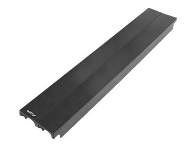 Lanberg - Rackblankingspanel - RAL 9004, svart - 2U - 19"