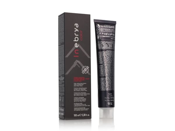 Permanent Hair Color Cream with Flaxseed and Aloe Vera 100ml INEBRYA 7.8 Ash Blonde