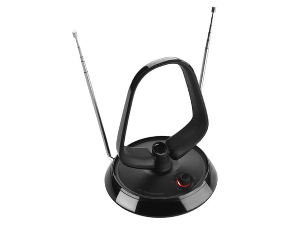 One For All Value Line DVB-T Indoor Antenne 5G, Sisätila, Musta, 1 m, DVB-T, DVB-T2, IEC male connector, VHF, UHF