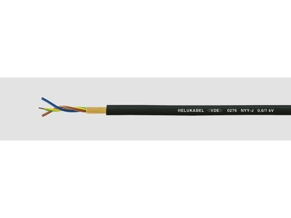 HELUKABEL 32002, Lågspänningskabel, Svart, Cooper, 6 mm², 58 kg/km, -5 - 50 °C
