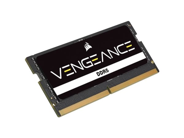 CORSAIR Vengeance - DDR5 - sett - 32 GB: 2 x 16 GB - SO DIMM 262-pin - 4800 MHz / PC5-38400 - CL40 - 1.1 V - ikke-bufret - ikke-ECC