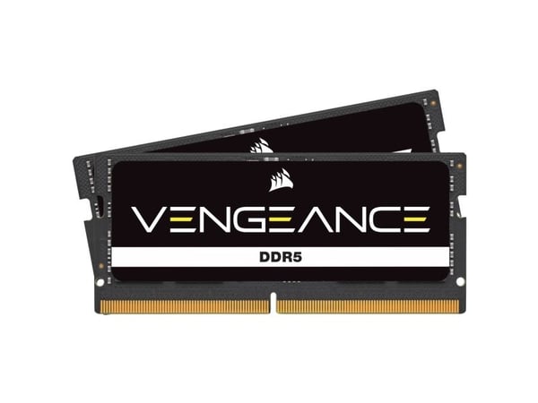 CORSAIR Vengeance - DDR5 - sett - 32 GB: 2 x 16 GB - SO DIMM 262-pin - 4800 MHz / PC5-38400 - CL40 - 1.1 V - ikke-bufret - ikke-ECC
