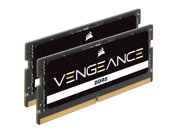 CORSAIR Vengeance - DDR5 - sett - 32 GB: 2 x 16 GB - SO DIMM 262-pin - 4800 MHz / PC5-38400 - CL40 - 1.1 V - ikke-bufret - ikke-ECC