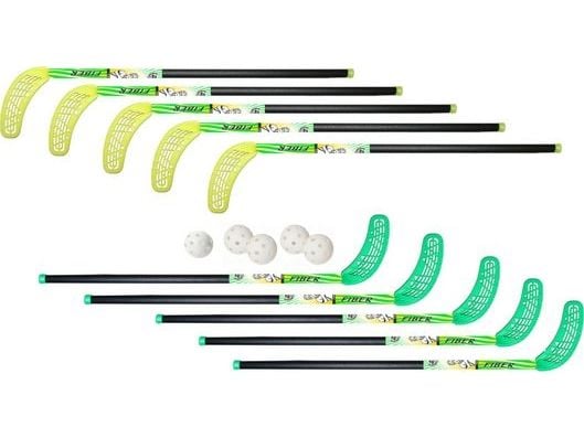 Unibros sett Unibros FIBER 95 cm (10 køller + 5 pinner)