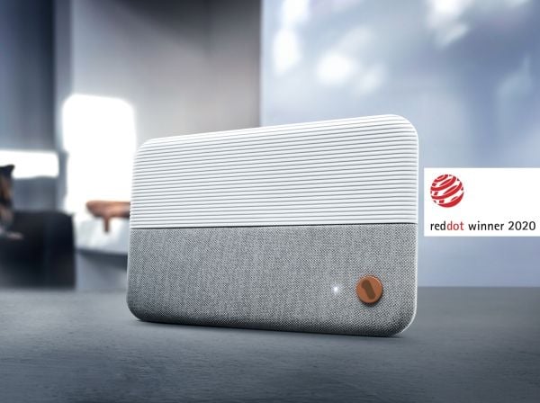 One For All Design Line 360° DVB-T2 1080p Gewebe Antenne white 5G, Innendørs, Hvit, 1,8 m, DVB-T, DVB-T2, IEC male connector, UHF