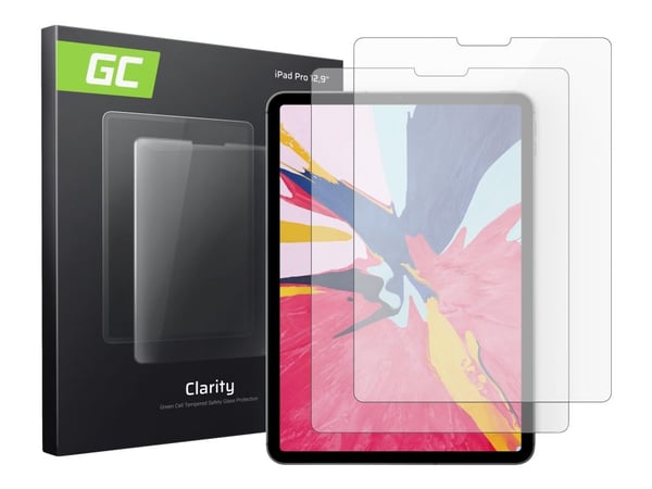 2x GC Clarity herdet glass for Apple iPad Pro 12.9 (2018/2020)