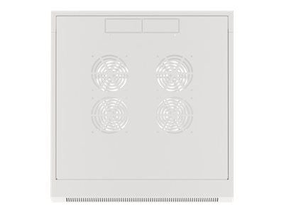 Lanberg WFFA Series - Rack skap - veggmonterbar - RAL 7035, grå - 4U - 19"