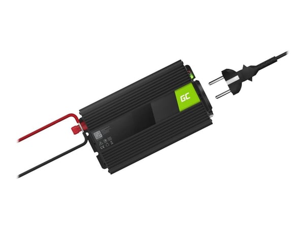 Green Cell INV02DE - DC til AC inverter - DC 24 V - 300 Watt - Europa - sort