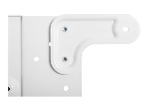 VivoLink Mobile stand - Vagn - Antistöld - för LCD-TV/välvd LCD-TV - kraftigt stål - vit - skärmstorlek: 37"-70"