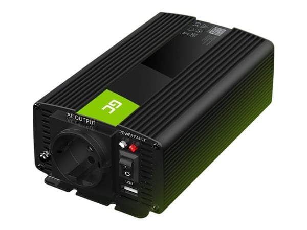Green Cell - DC til AC inverter - DC 12 V - 2000 Watt - sortering